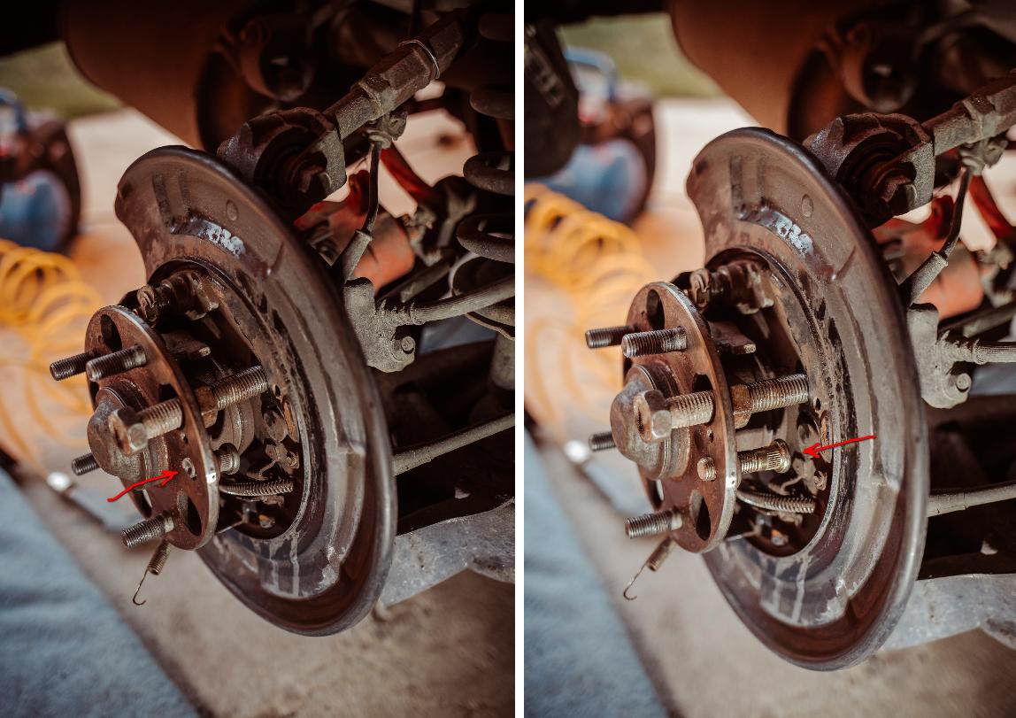 Broken Wheel stud replacement Honda CR-V
